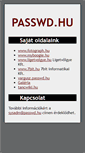 Mobile Screenshot of passwd.hu